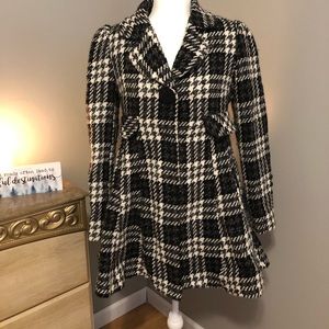 Laundry by Design plaid peacoat